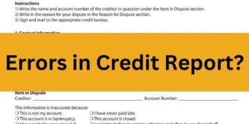 How to dispute credit report errors