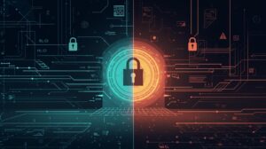 I want you to generate a picture that i can use as a cover image for an article title _Security_ Hot Wallets vs Cold Wallets