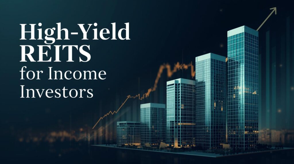 High-yield REITs chart showing dividend income and real estate investment growth