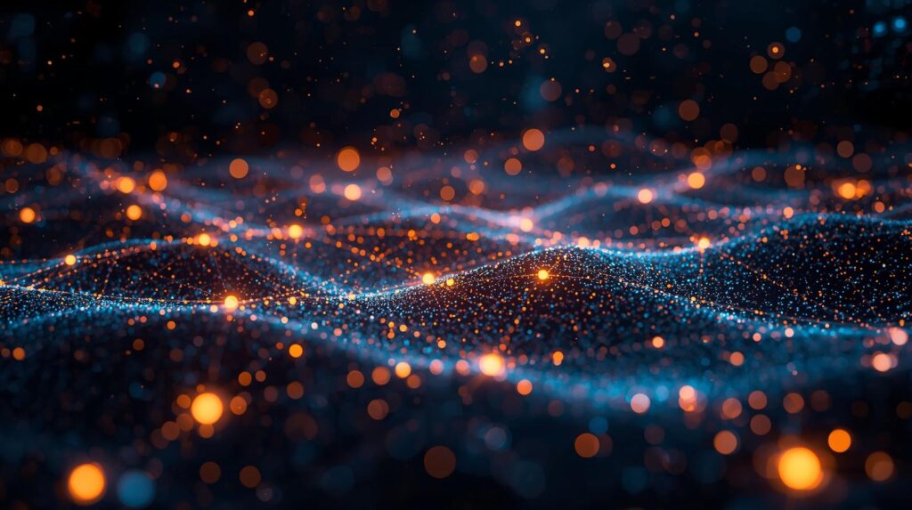 “Digital cryptocurrency coins and blockchain network representing the future of crypto investments”