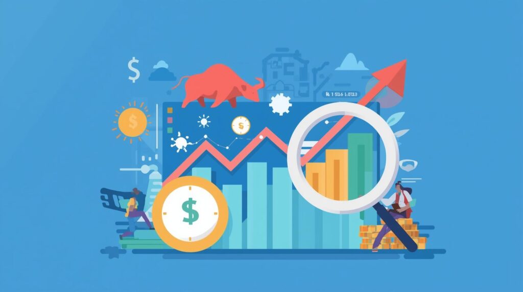 How to analyze stocks using charts and financial data