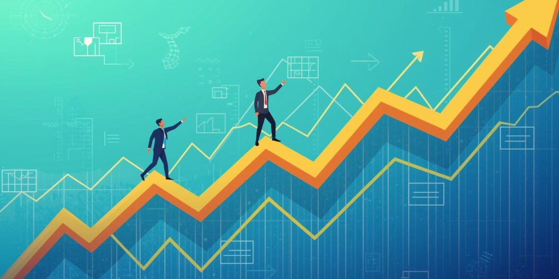 Swing Trading chart showing technical analysis indicators and price movements