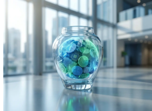 Sovereign wealth fund meaning with government investment and global financial assets concept